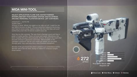 destiny 2 mida mini tool|mida mini tool god roll.